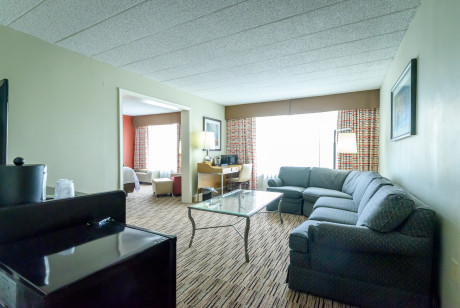 Suite Room with King Bed and Living Room